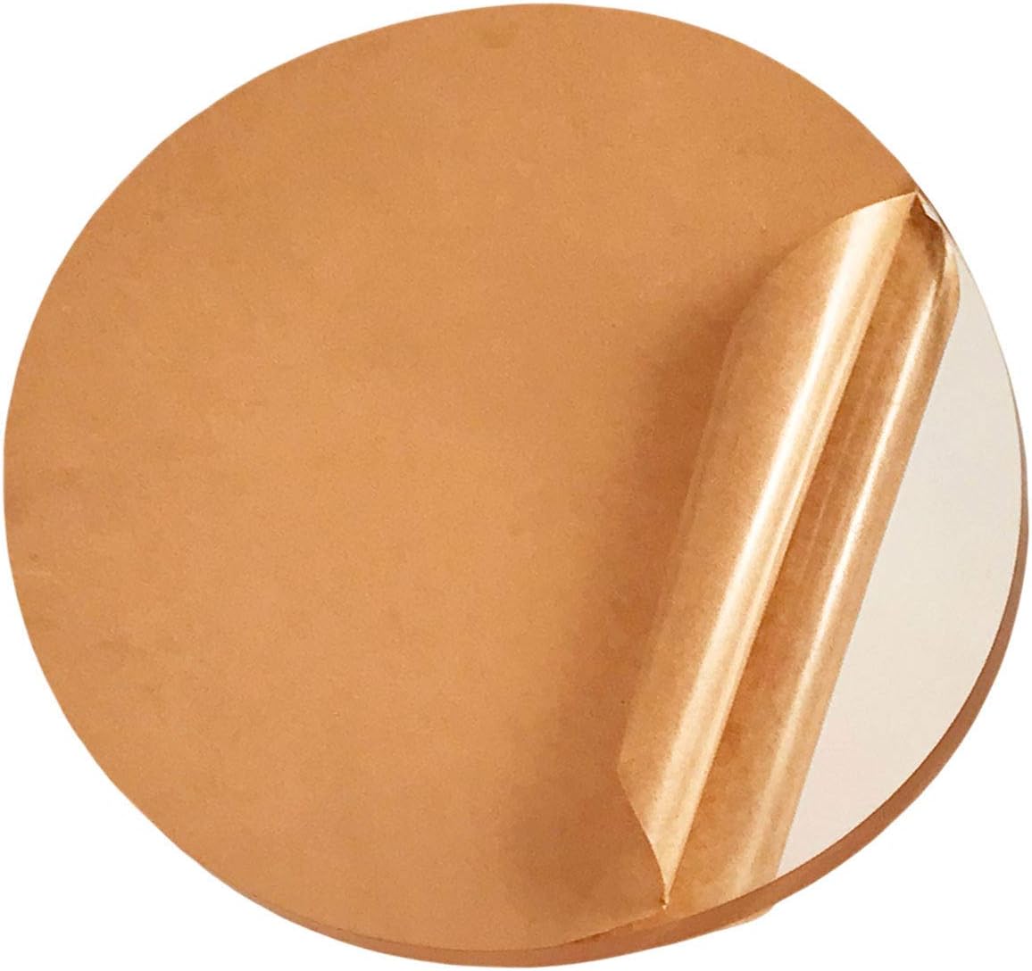 Acrylicblank Glossy Clear Acrylic Half Increment Circles (5.5" Diameter, 1/4" Thick Clear) More Sizes and Colors are Available