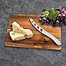 Cheese Knife Set W/Wooden Block By Montaig (4 Piece Luxury Set) - for Hard, Medium and Soft - all Cheese Types Made Of 420 Grade Stainless Steel Elegant Design & Dishwasher Safe