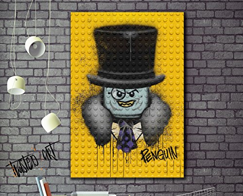 Lego Batman Penguin Movie Box Framed Canvas Art Print - Movie Print - Wall Hanging
