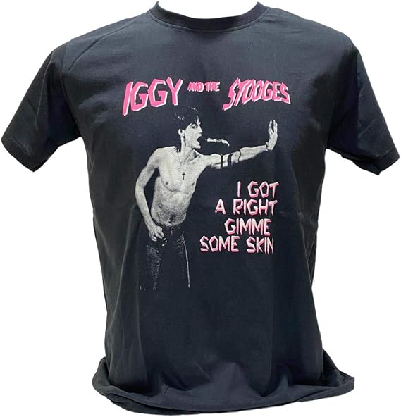 Amazon イギー ポップ Iggy Pop ストゥージズ The Stooges プリントｔシャツ ムービーtシャツ バンドtシャツ メンズ レディース ユニセックス 並行輸入品 Tシャツ カットソー 通販