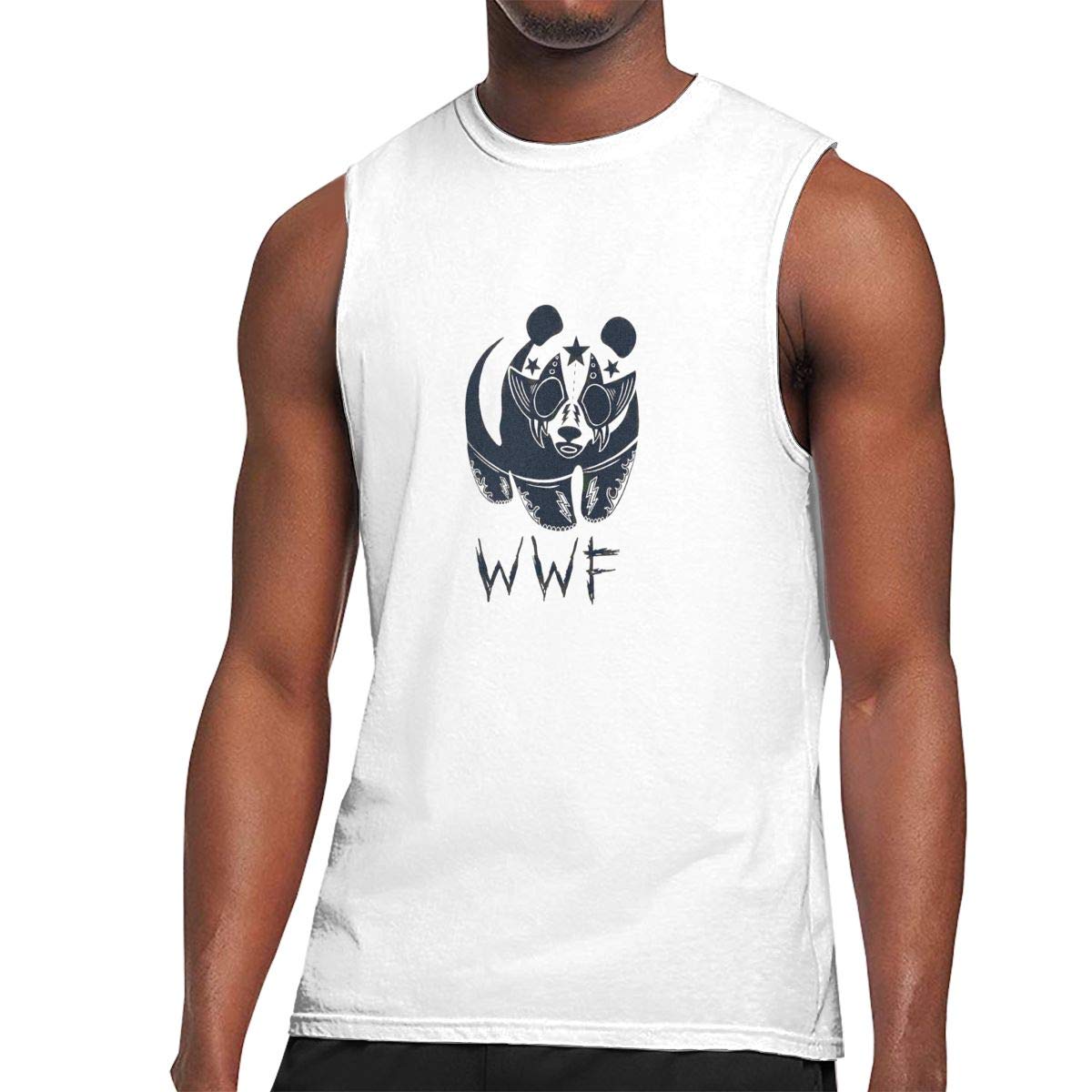 Harley Hughes Wwf Wrestling Panda Graghic Tank Tops For Sleeveless T-shirt M
