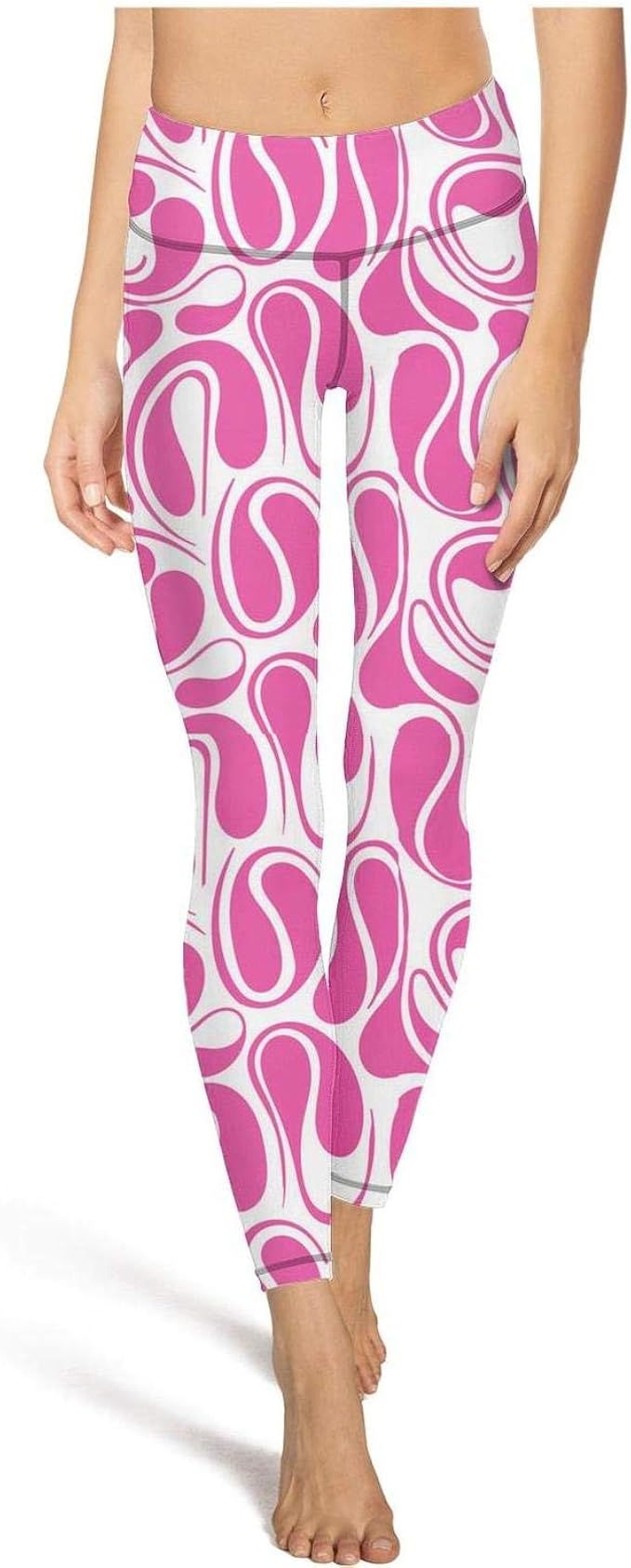 pink yoga pants flare