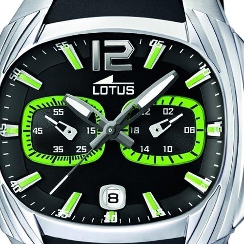 Lotus 15756/5 - Reloj analógico de Cuarzo para Hombre con Correa de plástico, Color Negro