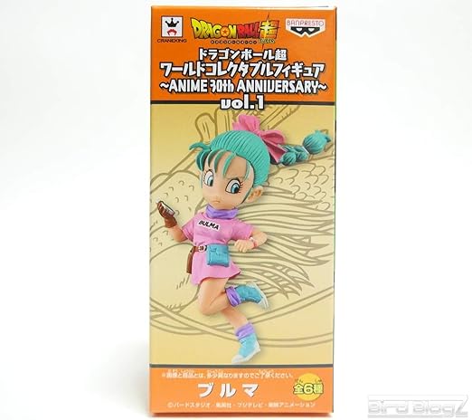 Amazon ドラゴンボール超 ワールドコレクタブルフィギュア Anime 30th Anniversary Vol 1 ブルマ プライズ フィギュア ドール 通販