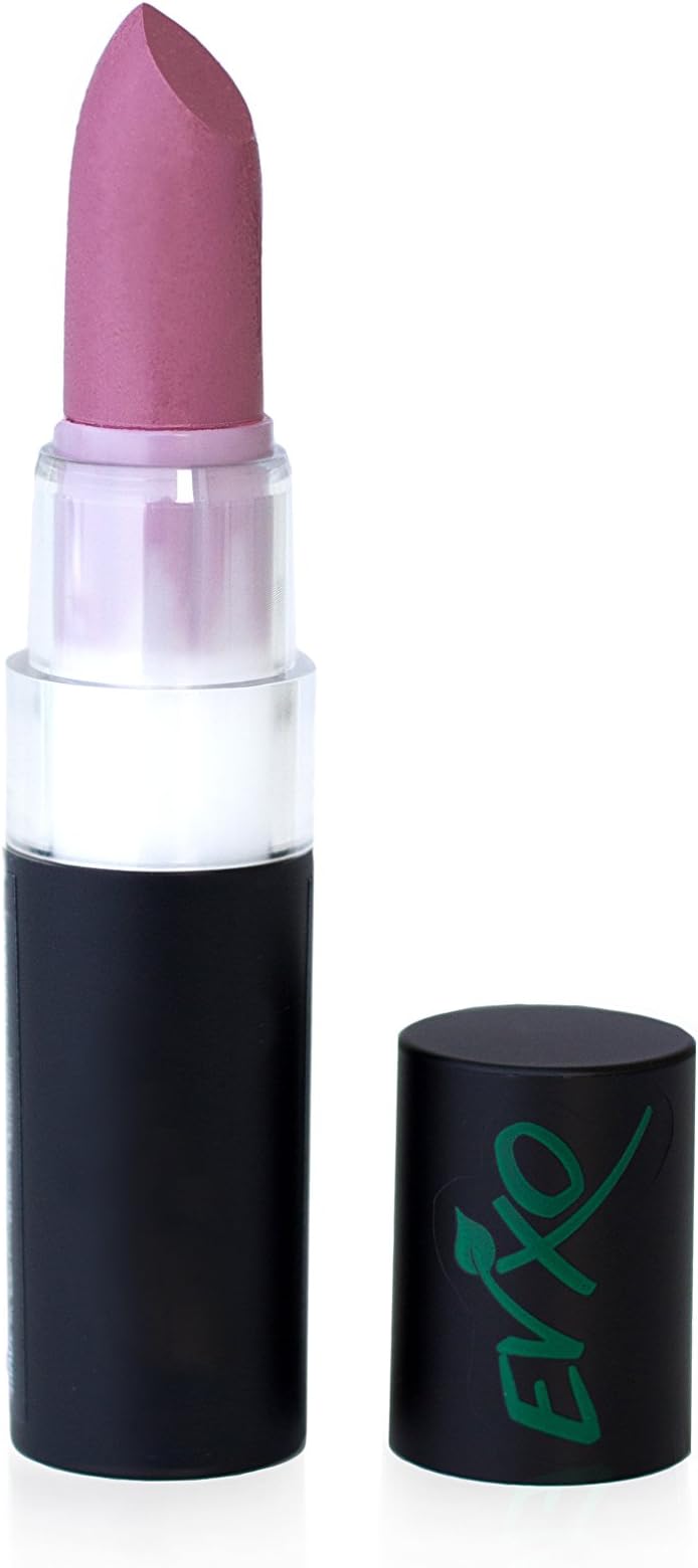 Natural and Organic Lipstick - Cruelty-Free, Gluten-Free, Vegan, Hydrating Antioxidant Formula for Sensitive Skin (Love N' Lilac) by EVXO