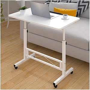 AFSDF Mesa Portátil Ordenador Plegable con Ruedas Apto para Todo Tipo
