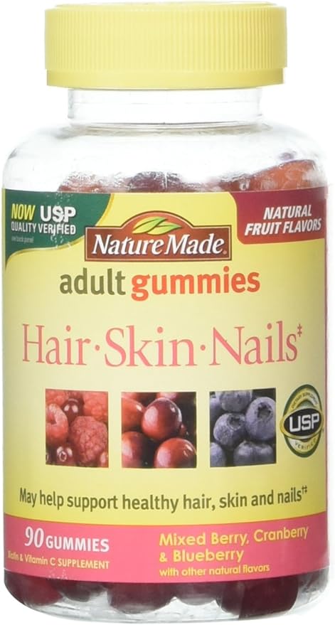 Amazon Com Nature Made Hair Skin And Nails Gummies 90 Count