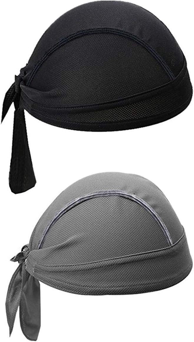 2pcs Sport Bandana, Adjustable Breathable Quick-Dry Bandana for Men Women