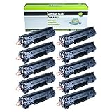 GREENCYCLE 10 PK Compatible Canon 128 Black Toner Cartridge Fits ImageClass D550 MF4420n MF4450 MF4550 MF4570dn MF4580dn