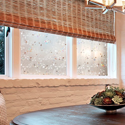 Window Film 3D Ecology Non Toxic Static Decoration For UV Rejection Heat Control Energy Saving Privacy Glass Stickers,35.4x78.7 Inches