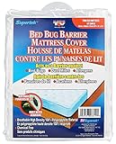 Greenco Bed Bug Barrier Mattress Protector Twin Size (2 Pack)