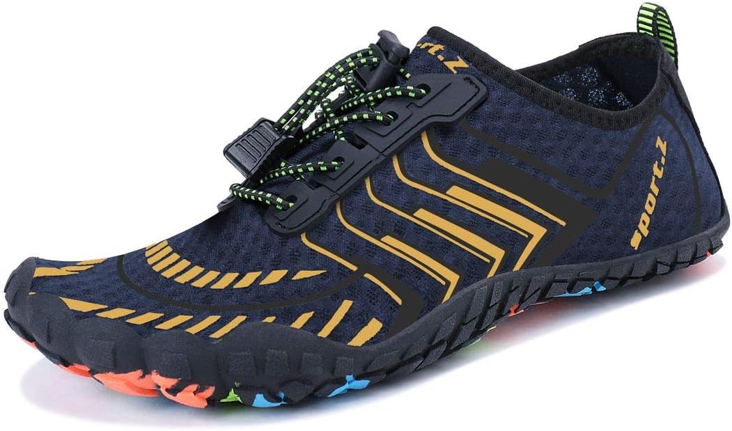 MAYZEROWater Shoes Men Women Swim Surf Shoes Beach Pool Shoes Wide Toe Hiking Aqua Shoes Winter House Slippers