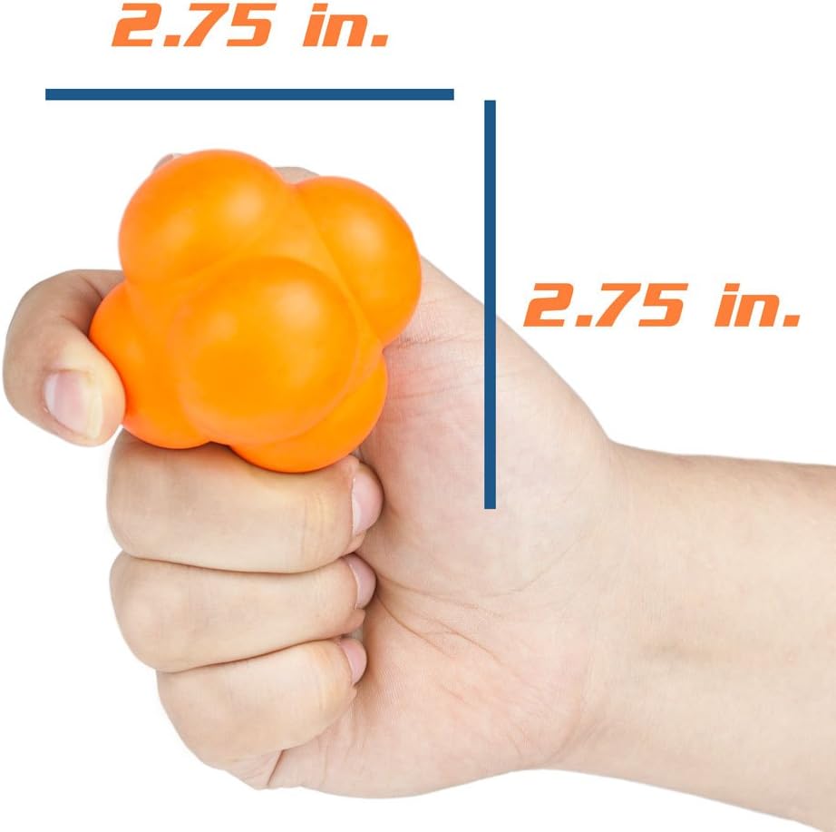 Hi-Bounce Reaction Ball Agility Trainer by Crown Sporting Goods (Pink), 2.75 : Sports & Outdoors