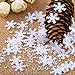 Pangda 60g Snowflake Christmas Confetti Mixed Table Decoration, 4 Pack in Total