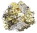 ALL in ONE Mixed Antique Bronze/Gold/Platinum Alloy Pendants Beads Charms Chains Connectors Jewelry Findings 50 Grams
