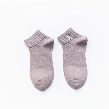 Amazon Co Jp Runzhi002 漫画の動物は 靴下かわいいかわいい韓国スタイルの女性ソックスを印刷します Socks Color Gray ホーム キッチン