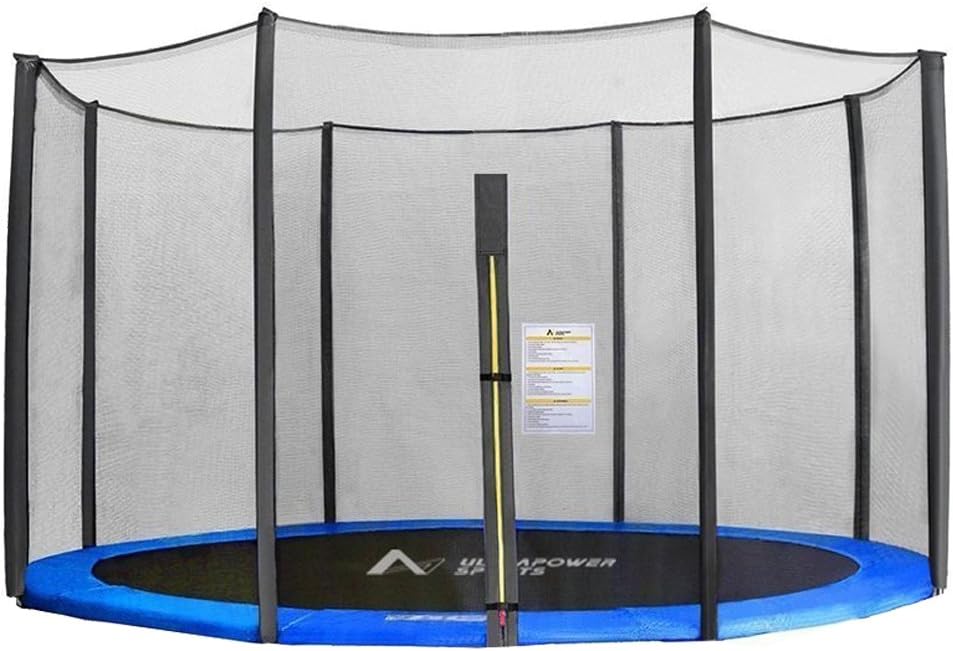 BPS 8FT 10FT 12FT Replacement protective enclosure safety net for trampoline-Trampoline accessoire safety netting -Net only (NO POLES NO TRAMPOLINE)