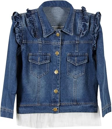blouson jean fille