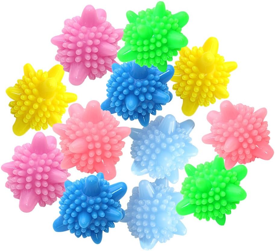 Laundry Ball 12 Pcs Reusable Washing Ball Strong Cleaning Laundry Tool