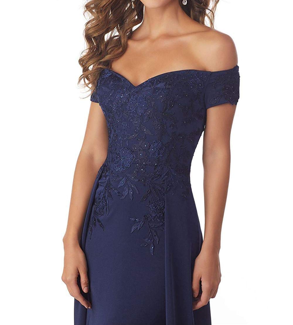 off the shoulder mother of the bride dresses