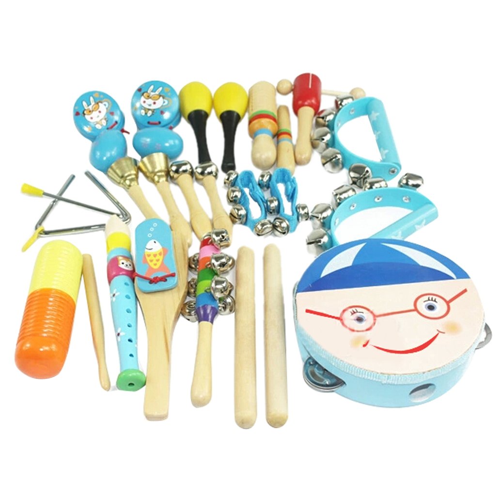 Happy cherry piezas Juguetes de Instrumentos Musicales de Percusión madera Set Banda