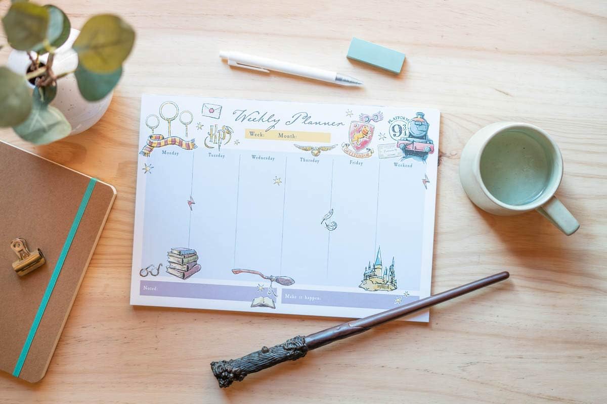 Grupo Erik Weekly Planner A4 - Harry Potter Gifts Under 10 Ponds - Image 3