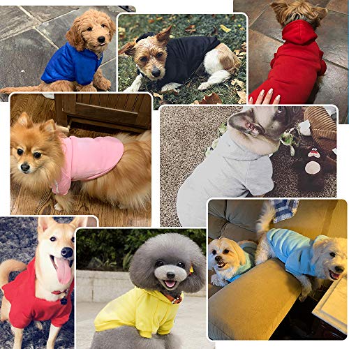 Eastlion Hoodie Sweater Hondenkleding, hondenjas, grijs, maat M - Afbeelding 6