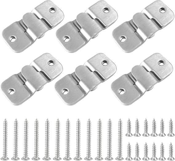 Alamic Flush Mount Bracket Interlocking Photo Frame Hook 43 x 19mm