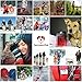 Dog Leash for Medium, Large and Small Dogs - 6 Foot Dog Leashes for Training and Daily Walks - Durable Sizes in Lightweight and Heavy Duty for Small and Large Breeds (2-Layer Reflective, Red)