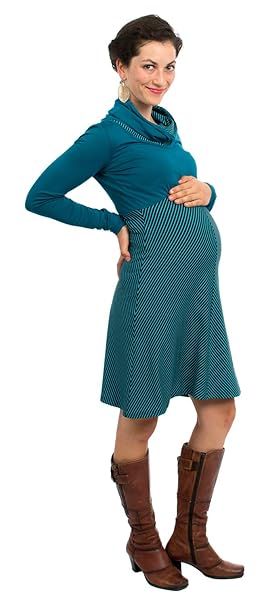 Viva la Mama - Elegantes 3in1 Kleid für Schwangerschaft und Stillzeit - Paris