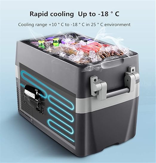 Amazon.es: 40L Refrigeradores para autos DC 24V 12V Refrigerador ...