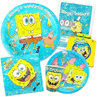 Spongebob Squarepants Party Supplies Ultimate Set Birthday Party