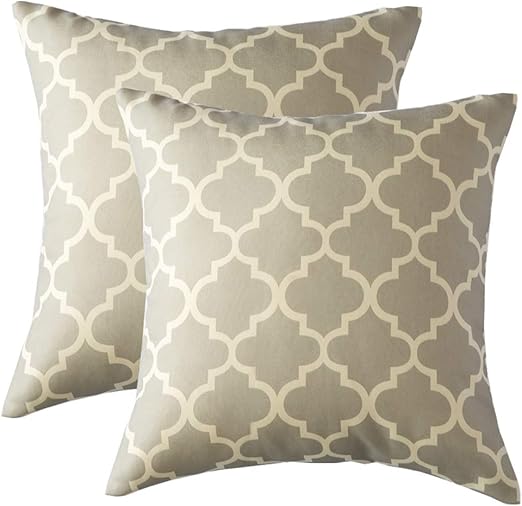 Amazon Com Keynotes Grey Throw Pillows Covers 20x20 Set Of 2