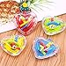 Mini Maze Ball, 4 PCS Puzzle Education Toy Stereoscopic Labyrinth Ball Addictive Maze Ball