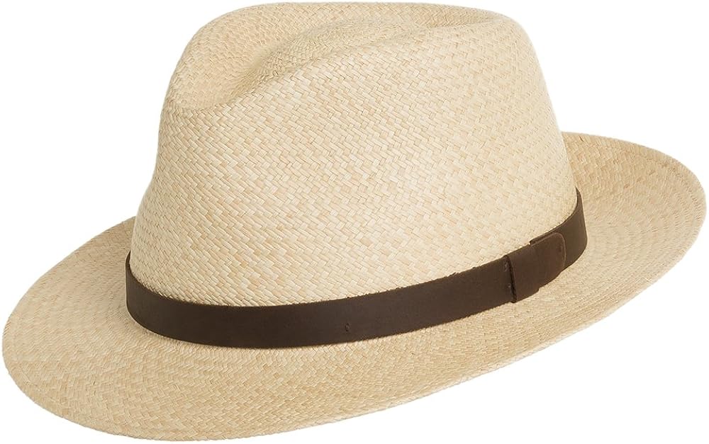 snap brim panama hat