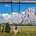 Matt's Depot Tree Swing Hanging Kit Straps - Set of 2 5ft Long Straps with 2 Safe Lock Carabiners - Extra Strong Hold 2000lbs - Easy Installation for Swings and Hammocks