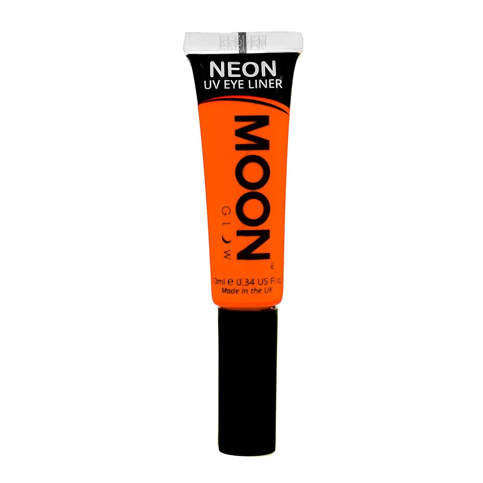 Moon GlowNeon UV Eye Liner 10ml Orange– Glows brightly under UV Lighting!