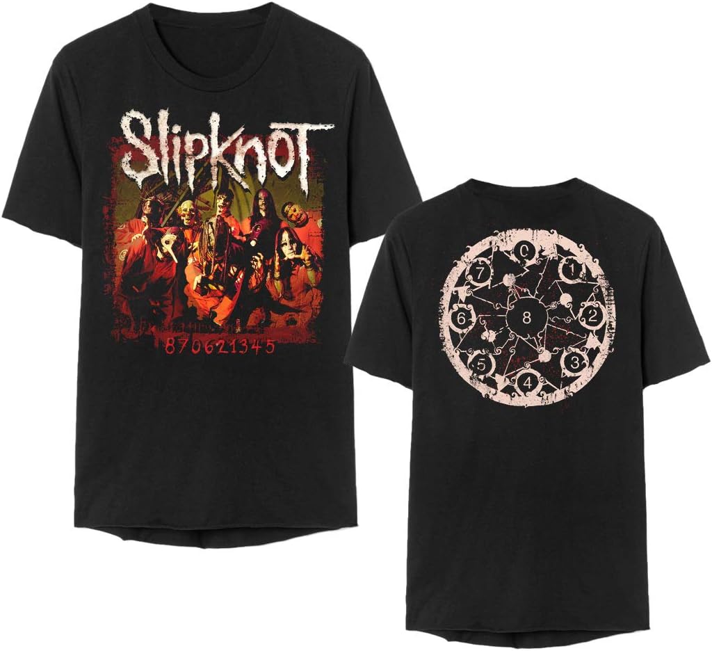 Slipknot Self Titled Album T-Shirt - Black - XX-Large : Amazon.com.au ...