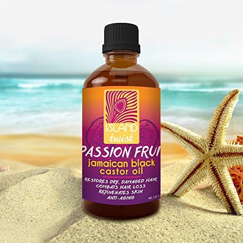 Island Twist Jamaican Black Castor Oil - Passion Fruit
