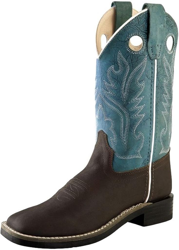 cowboy boots square toe black