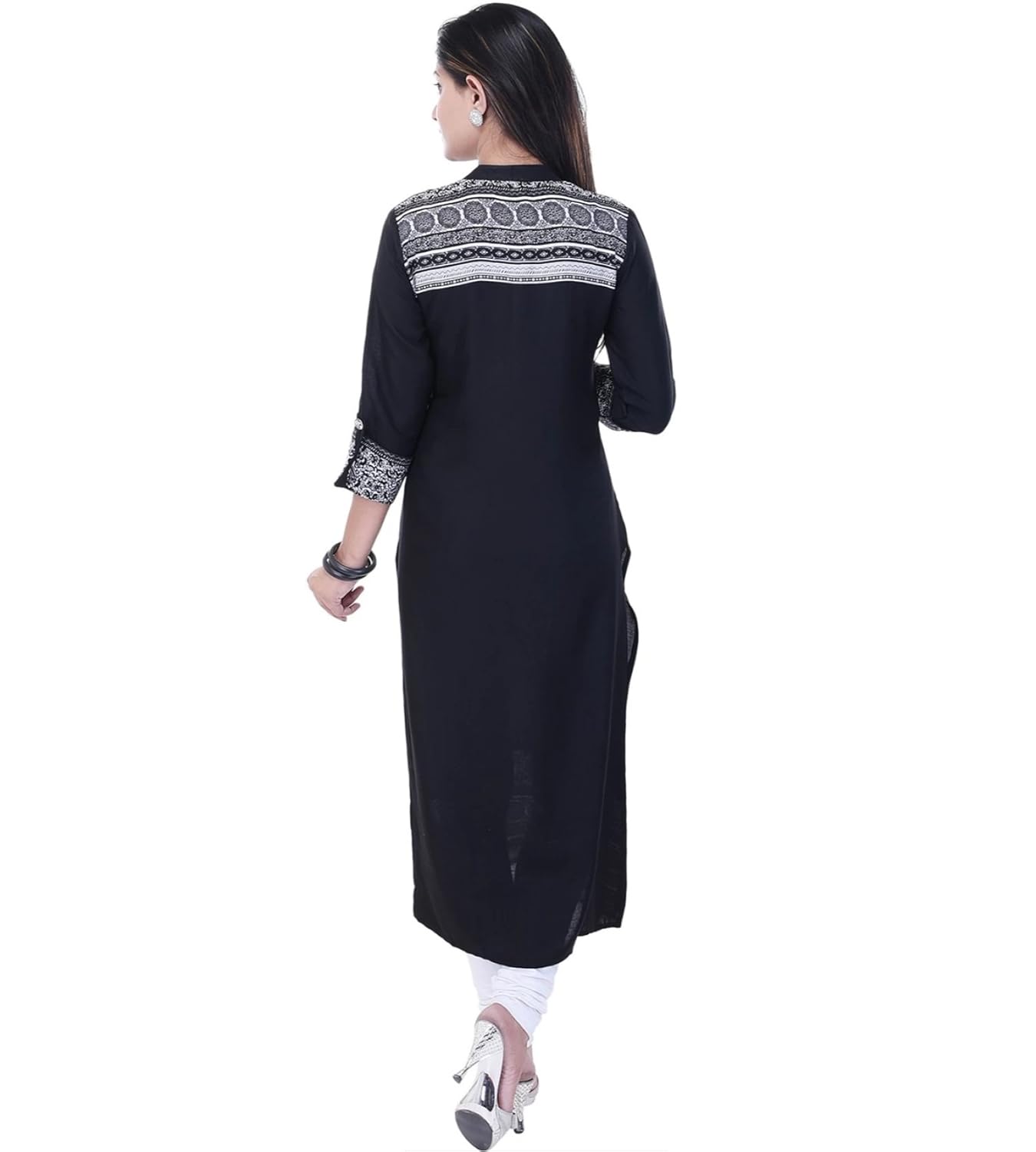 ahira printed solid women's straight kurta