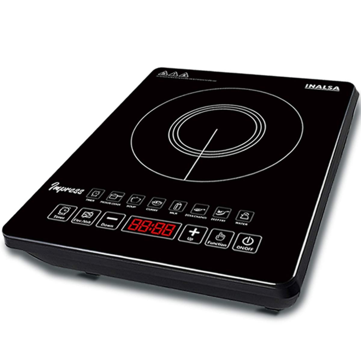 Inalsa Induction Cooktop Touch Control Impress2100W with Digital Display Best Price With Best