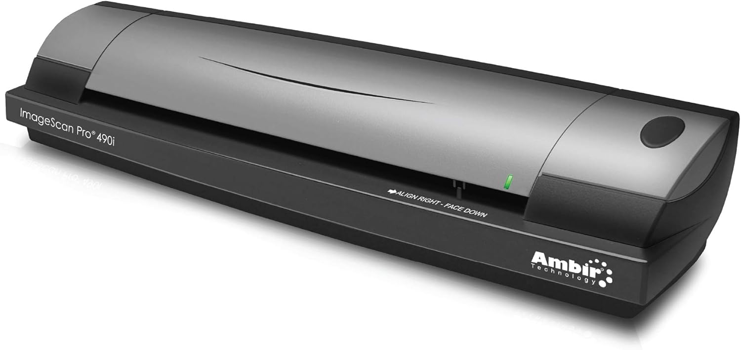 Ambir ImageScan Pro 490i Duplex Document Scanner with AmbirScan Business Card: Electronics