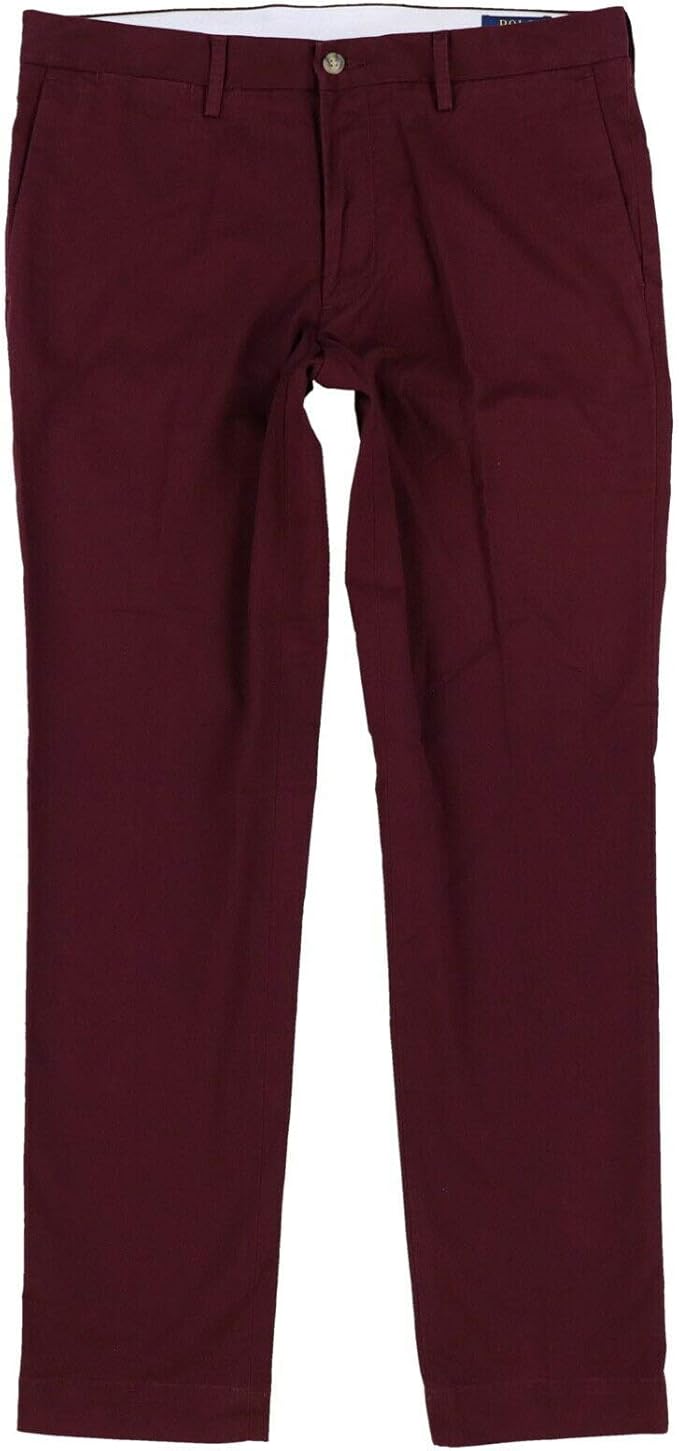burgundy slim fit chinos