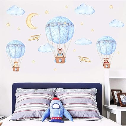 Amazon Com Linshel Cartoon Animal Hot Air Balloon Baby Girl