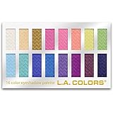L.A. Colors 16 Color Eyeshadow Palette, Haute, 1.02 Ounce