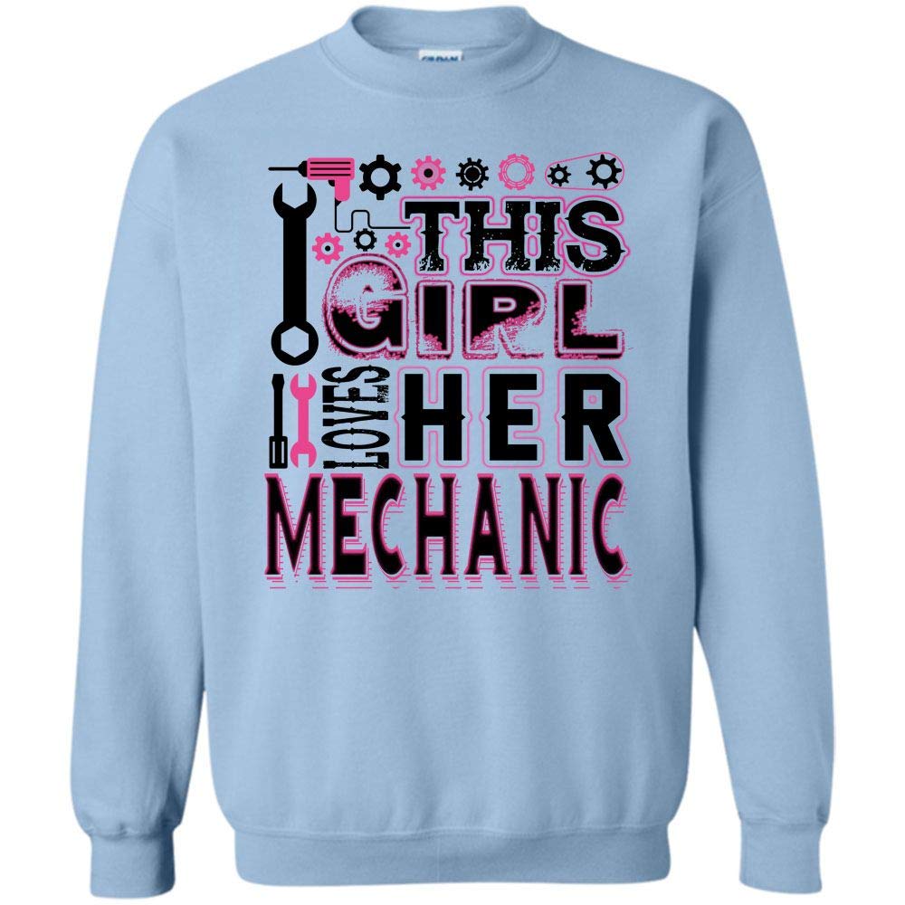 I Am A Mechanic's Wife T Shirt, This Girl Loves Her Mechanic 