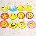 Vantexi BeautyMood Mini Metal Smiley Smile Face Button Pinsï¼Œ1.2 Inch Size - 60 Pack