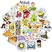 50 Pack Cute Peppa VSCO Stickers for Water Bottles Laptops, Aesthetic Trendy Waterproof Vinyl Sticker for Teens Vsco Girl Meme, Decals for Hydro Flasks Mirrors Hydroflasks Waterbottles Case Skateboard