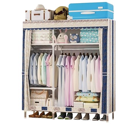 Amazon Com Dr Cloth Wardrobe Cloth Wardrobe Double Assembly